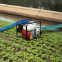 VEVOR Suction Hose Kit for Water Pump, with 51 mm(2 in) x 15.2 m(50 ft) Blue Backwash Hose, 6.1 m(20 ft) Green Suction Hose, and Steel Round Hole Strainer, Camlocks, Clamps, Cam & Groove Adapter, for Multiple Purposes