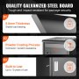 VEVOR Package Delivery Boxes for Outside 16.2"x15.8"x44", Galvanized Steel Package Delivery Box with Coded Lock, Removable Anti-theft Baffle, IPX3 Waterproof Parcel Drop Box for Outside, Porch