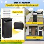 VEVOR Package Delivery Drop Box Parcel Mailbox 18.9''x12''x44'' Porch Container
