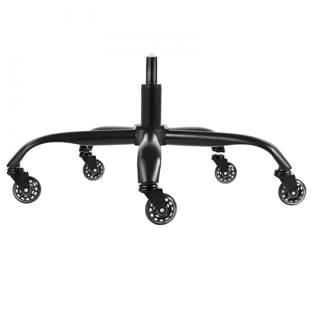 VEVOR Office Chair Base Replacement, 28", 2500 lbs Static Load Capacity, Heavy Duty Universal Computer Desk Chair Stool Base Part with 5 Casters and Gas Cylinder, Desk Chair Base Replacement, Black