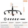 VEVOR Office Chair Base Replacement, 28", 2500 lbs Static Load Capacity, Heavy Duty Universal Computer Desk Chair Stool Base Part with 5 Casters and Gas Cylinder, Desk Chair Base Replacement, Black