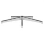 VEVOR Office Chair Base Replacement, 28", 2500 lbs Static Load Capacity, Heavy Duty Universal Computer Desk Chair Stool Base Part with Reinforced Metal Legs, Desk Chair Base Replacement Parts, Silver