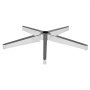 VEVOR Office Chair Base Replacement, 28", 2500 lbs Static Load Capacity, Heavy Duty Universal Computer Desk Chair Stool Base Part with Reinforced Metal Legs, Desk Chair Base Replacement Parts, Silver