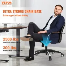 VEVOR Office Chair Base Replacement 28" Heavy Duty Swivel Chair Base 2500 lbs