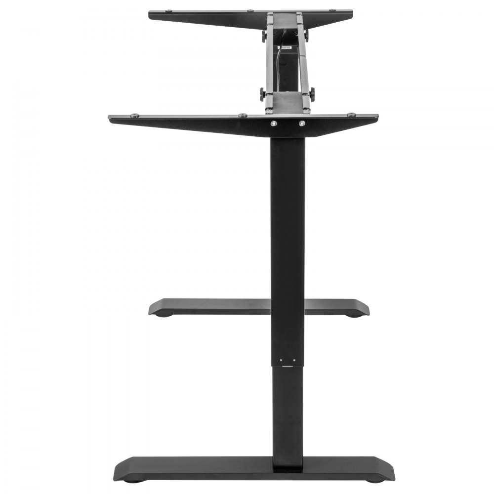 VEVOR Electric Standing Desk Frame Dual Motors Standing Desk Legs 28"-46" Height Adjustable Width Sit Stand Desk Base 32 mm/s Speed Steel Sit Stand Desk Frame 264 lbs Capacity (Black)