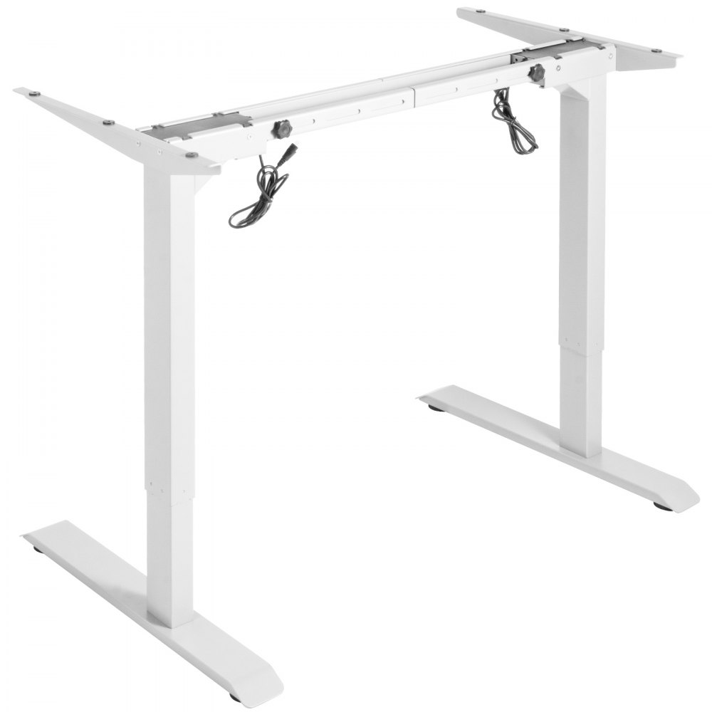 Electric Standing Desk Frame Sit Stand Riser Height & Width Adjustable Motorized