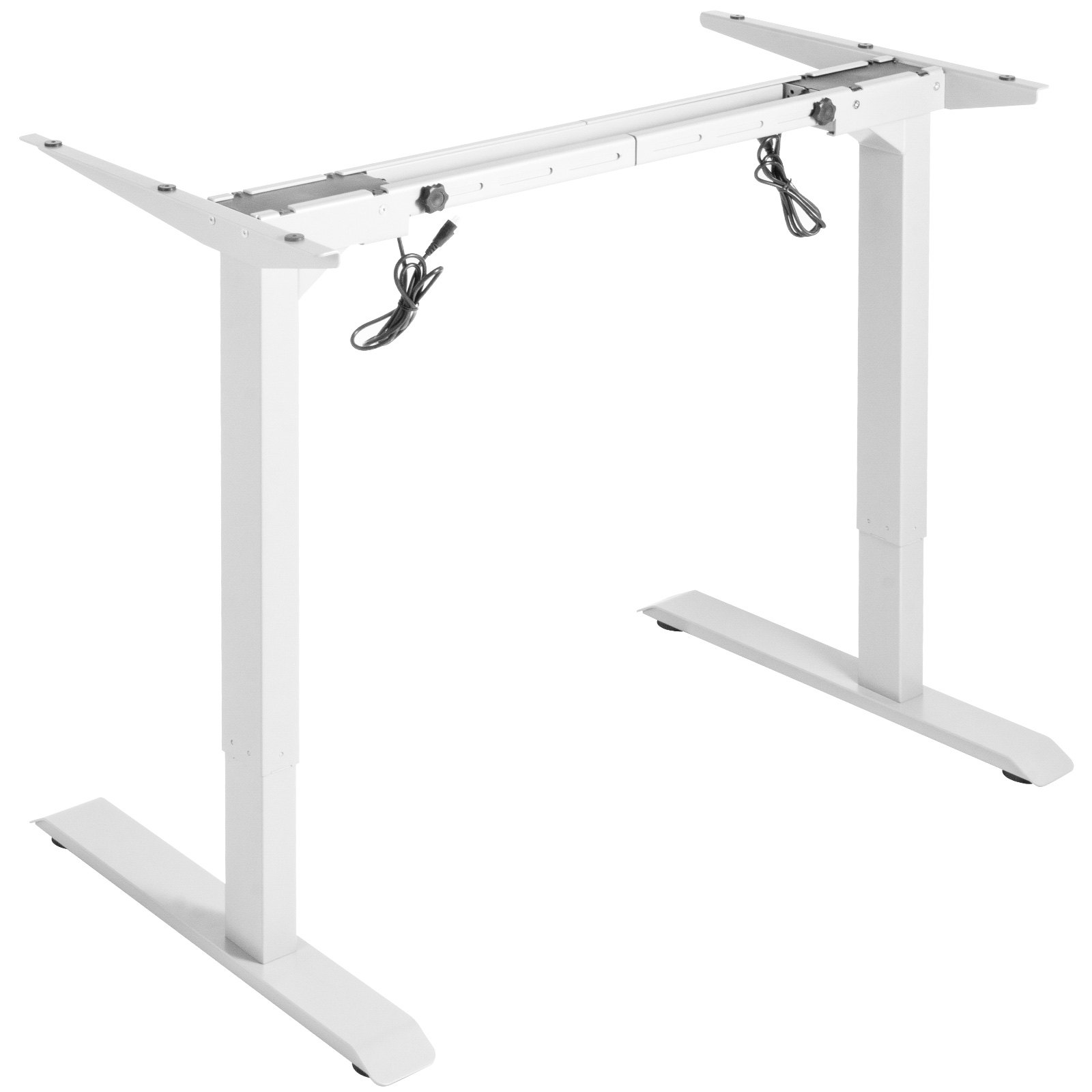 Electric Standing Desk Frame Sit Stand Riser Height & Width Adjustable Motorized