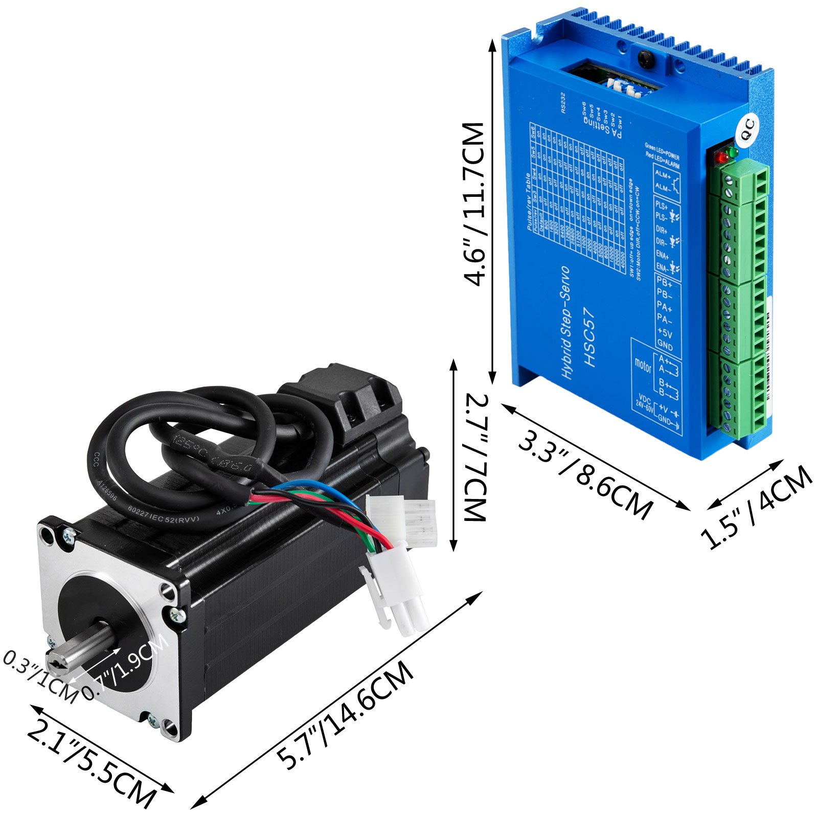 NEMA23 3NM Stepper Motor Driver Servo Motor Stepper Driver 4.2A Hybrid BRAND NEW