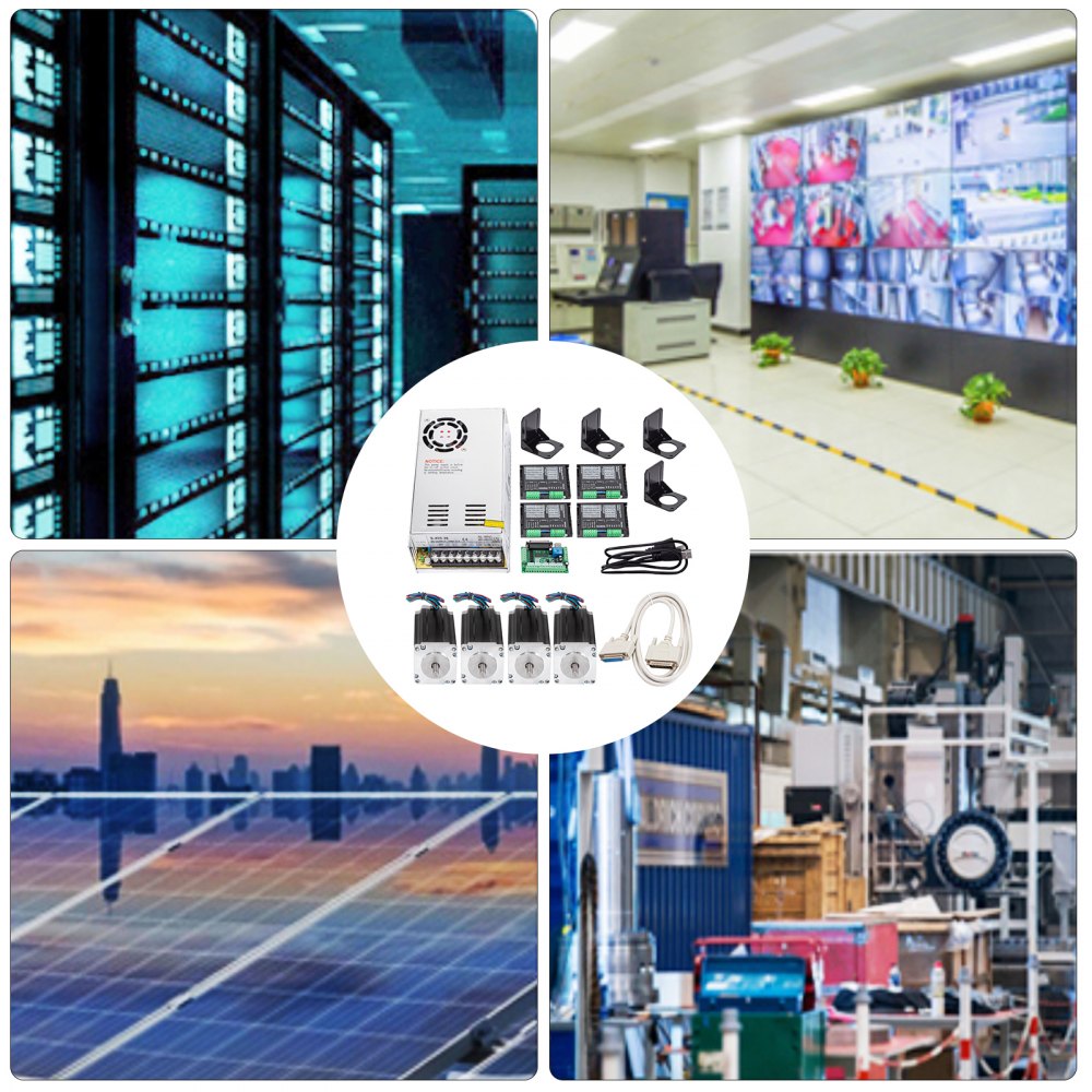 VEVOR Nema 23 3Nm Stepper Motor 4.2A 57x113 mm Drive Control for DIY 3D Printer