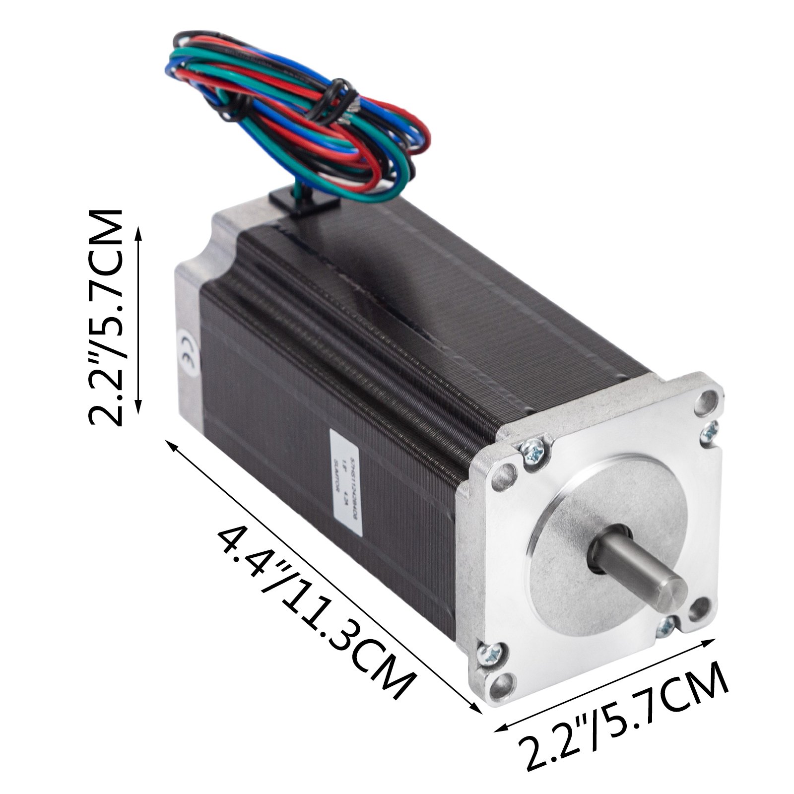 VEVOR Nema 23 Stepper Motor 3Nm 4.2A 57x113 mm Drive Control for DIY 3D Printer