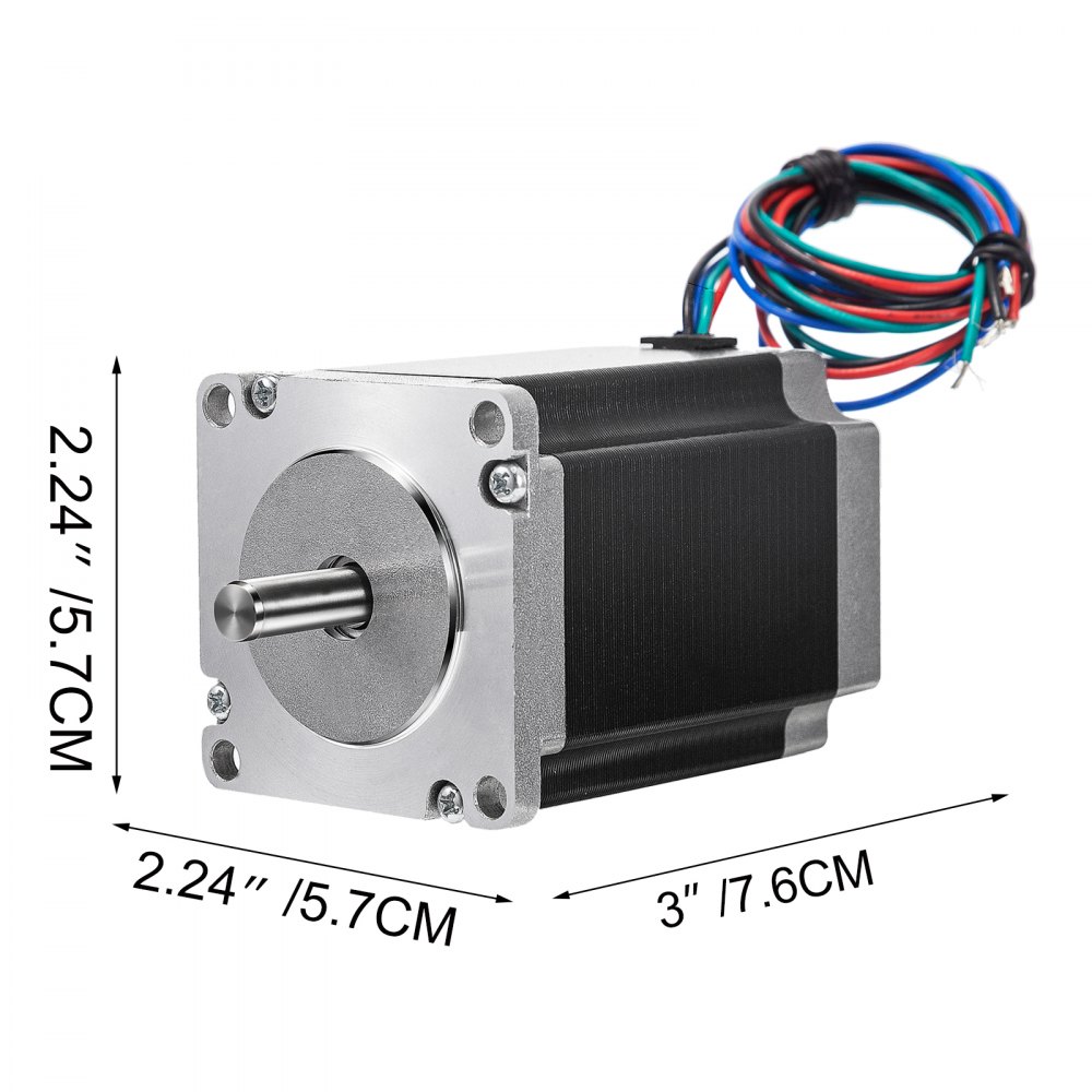 Vevor Stepper Motor High Torque Stepper Motor 1.8nm With Controller Power Supply