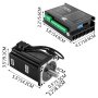 Nema34 8.5n.m Closed Loop Stepper Motor 205mm Stepper Driver Holding Torque