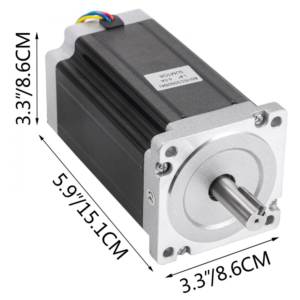 VEVOR Nema 34 12Nm Stepper Motor 6A 86x150 mm Drive Control for DIY 3D Printer