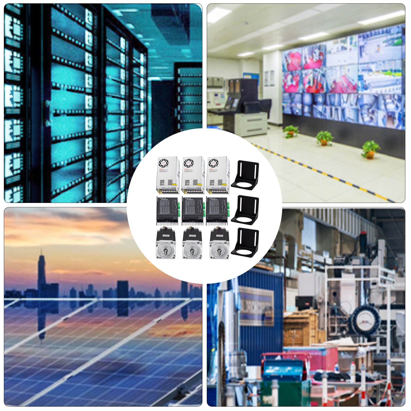 VEVOR Nema 34 12Nm Stepper Motor 6A 86x150 mm Drive Control for DIY 3D Printer