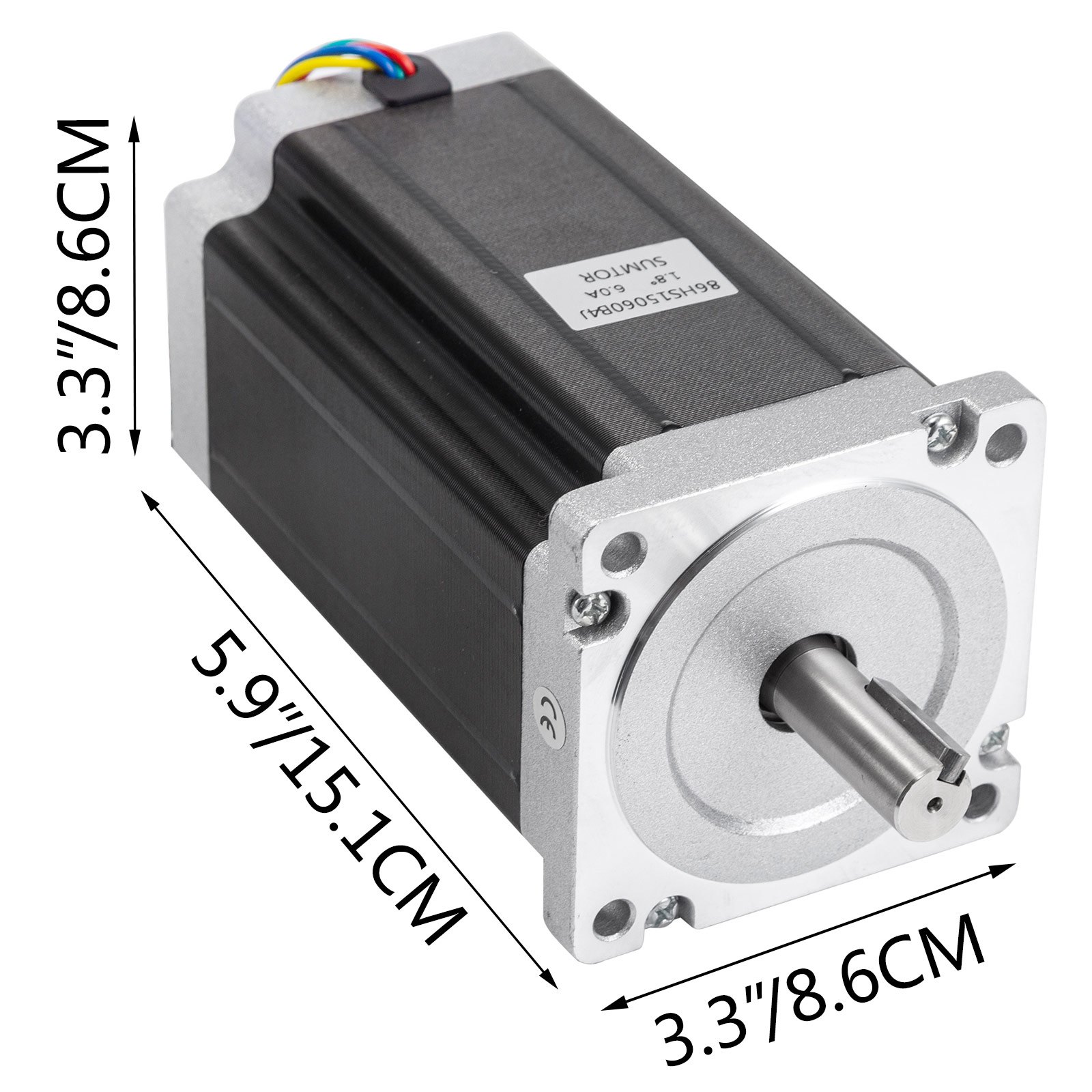 VEVOR Nema 34 12Nm Stepper Motor 6A 86x150 mm Drive Control for DIY 3D Printer