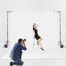 VEVOR Backdrop Stand Background Stand Kit 10 x 10 ft for Party & Photo Studio