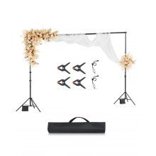 VEVOR Backdrop Stand Background Stand Kit 298 x 300 cm for Party & Photo Studio