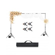 Backdrop Stand Background Stand Kit 6.5 x 10 ft for Party & Photo Studio