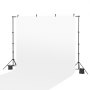VEVOR Backdrop Stand, 7 x 10 ft Adjustable Photo Backdrop Stand Kit, Portable Background Backdrop Stand with 3 Crossbars, Heavy Duty Projector Screen Stand, for Wedding, Photo Video Studio & Party