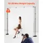 VEVOR Backdrop Stand, 8.5 x 10 ft Adjustable Photo Backdrop Stand Kit, Portable Background Backdrop Stand with 7 Crossbars, Heavy Duty Projector Screen Stand, for Wedding, Photo Video Studio & Party