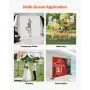 VEVOR Backdrop Stand, 8.5 x 10 ft Adjustable Photo Backdrop Stand Kit, Portable Background Backdrop Stand with 7 Crossbars, Heavy Duty Projector Screen Stand, for Wedding, Photo Video Studio & Party