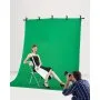 VEVOR Backdrop Stand, 5 x 6.5 ft Adjustable Photo Backdrop Stand Kit, Portable Background Backdrop Stand with 3 Crossbars, Heavy Duty Projector Screen Stand, for Wedding, Photo Video Studio & Party