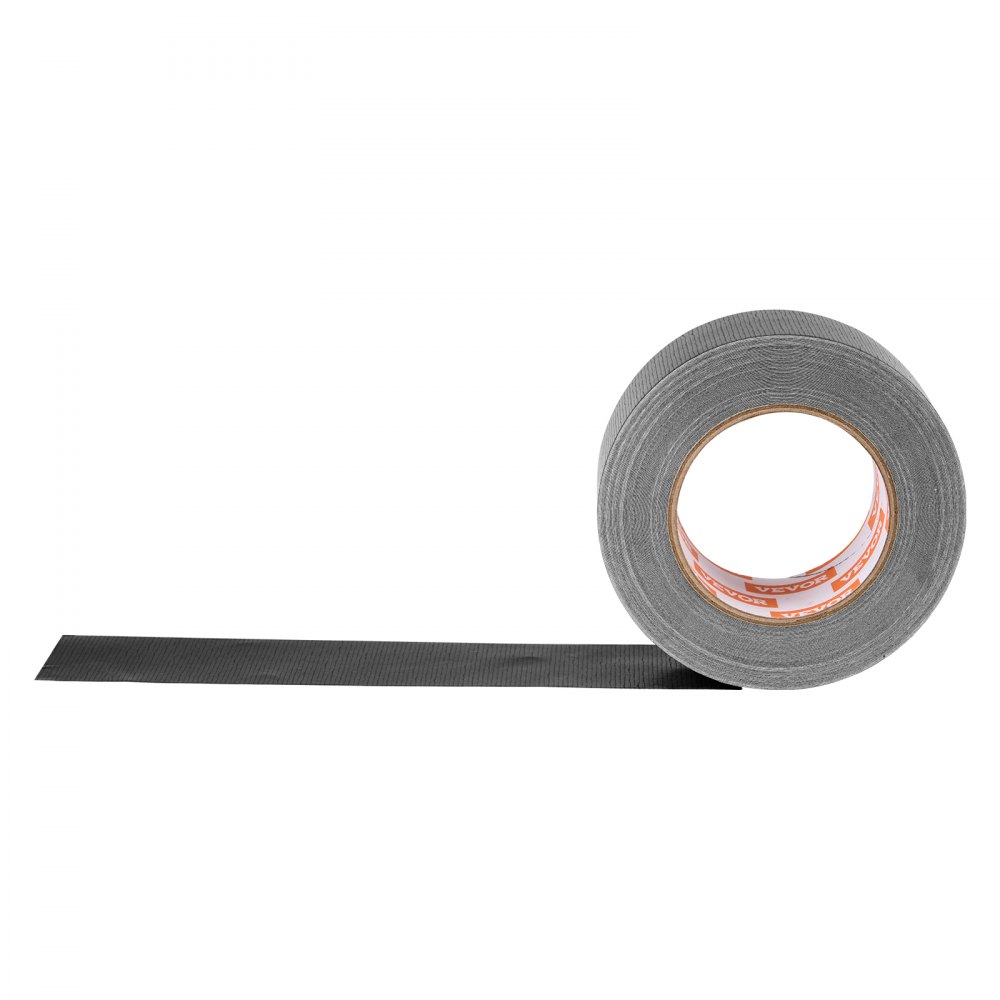 VEVOR Duct Tape, 1.88 in x 35 Yards, 1-Pack, Waterproof and Temperature-Resistant, No Residue Strong Adhesive Heavy Duty Duct Tape, Tear by Hand, for Indoor and Outdoor Repairs, All Weather, Black