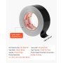 VEVOR Duct Tape, 1.88 in x 35 Yards, 1-Pack, Waterproof and Temperature-Resistant, No Residue Strong Adhesive Heavy Duty Duct Tape, Tear by Hand, for Indoor and Outdoor Repairs, All Weather, Black