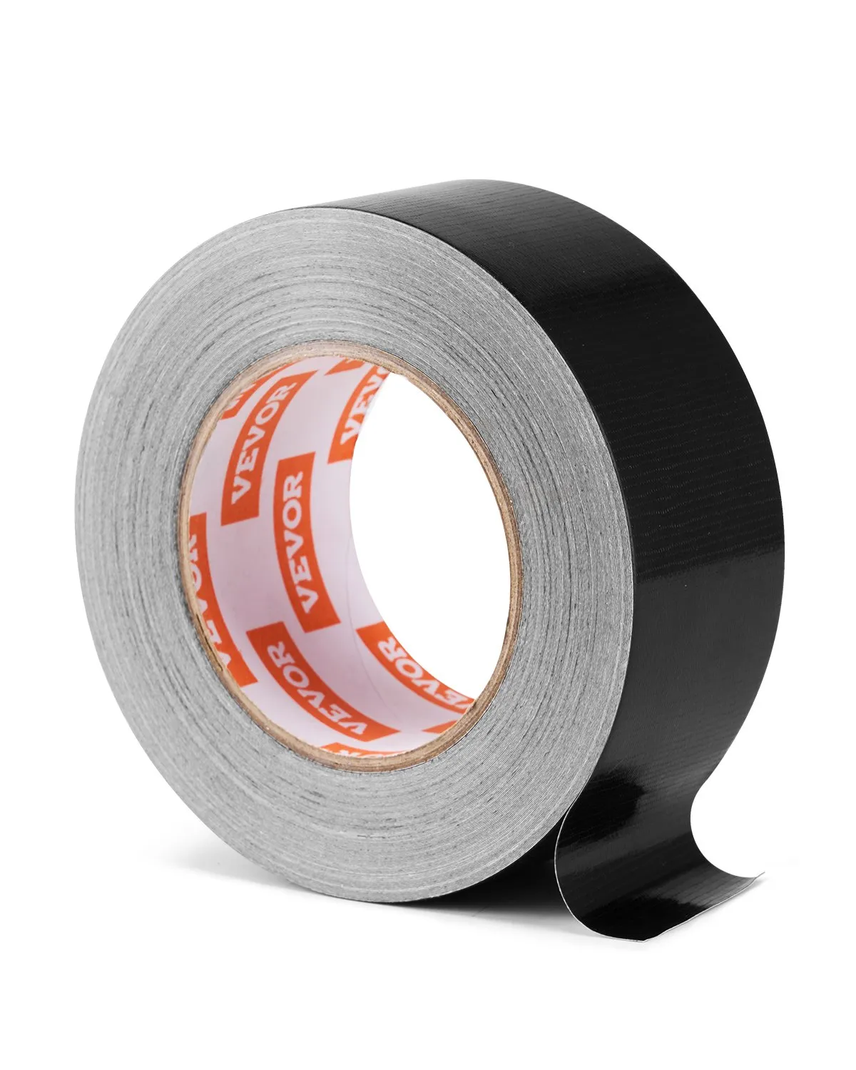 VEVOR Duct Tape, 1.88 in x 35 Yards, 1-Pack, Waterproof and Temperature-Resistant, No Residue Strong Adhesive Heavy Duty Duct Tape, Tear by Hand, for Indoor and Outdoor Repairs, All Weather, Black