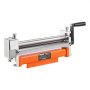 VEVOR Slip Roll Machine 12.6 in Max Forming Width 20 Gauge Slip Roller, Manual Sheet Metal Rolling Bending Machine, Heavy-Duty, with Fixed Rollers, for Aluminum Alloy Copper Sheet Low Carbon Steel