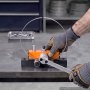 VEVOR Roller Bender 2 in / 50 mm Max Rolling Width Manual Metal Ring Bender, Metal Ring Rolling Machine for Flat Bar, Durable Construction, with Extended Crank Handle, for Aluminum Alloy Copper Sheet