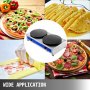Electric Crepe Maker 2 Heads Breakfast Cooker Making Dessert Grill Plate Machine