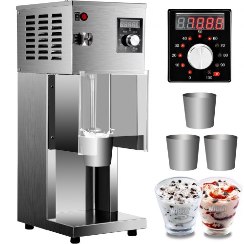 Vevor Commercial Electric Ice Cream Machine Blizzard Maker Shaker Blender Mixer