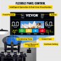 2200w Commercial Soft Ice Cream Machine 3 Flavors Snack Shop Cafe 2+1 Flavors