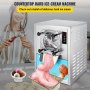 Máquina de sorvete duro VEVOR 1400W Máquina de sorvete comercial 16-20L / H Máquina de sorvete profissional de aço inoxidável Saker de sorvete perfeito para restaurantes, cafés, lojas