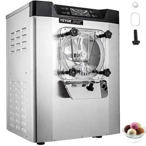 VEVOR Commercial Ice Cream Machine 1400W 20/5.3 Gph Hard Serve Ice Cream Maker with LED Display Screen Auto Shut-Off Timer One Flavors Perfect for Restaurants Snack bar Supermarkets | VEVOR US