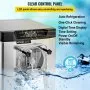 VEVOR Commercial Ice Cream Machine 1400W 20/5.3 Gph Hard Serve Ice Cream Maker with LED Display Screen Auto Shut-Off Timer One Flavors Perfect for Restaurants Snack bar Supermarkets