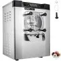 VEVOR Commercial Ice Cream Machine 1400W 20/5.3 Gph Hard Serve Ice Cream Maker with LED Display Screen Auto Shut-Off Timer One Flavors Perfect for Restaurants Snack bar Supermarkets