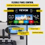 VEVOR Commercial Soft Ice Cream Machine 2200W Countertop Soft Ice Cream Machine 5.3 to 7.4 Gallons per Hour Ice Cream Machine for Restaurants Bars Cafes Bakeries