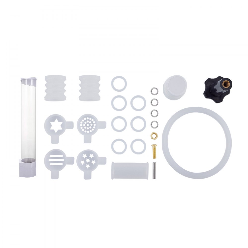 VEVOR mjukglassmaskin 2200W kommersiell vertikal mjukglassmaskin 5,3 till 7,4 gallon per timme glassmaskin för restauranger, barer, kaféer, bagerier