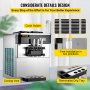 VEVOR Countertop Soft Ice Cream Machine 2200W Commercial Countertop Orange Soft Ice Cream Machine 5.3 to 7.4 Gallons per Hour Ice Cream Machine for Restaurants Bars Cafes Bakeries