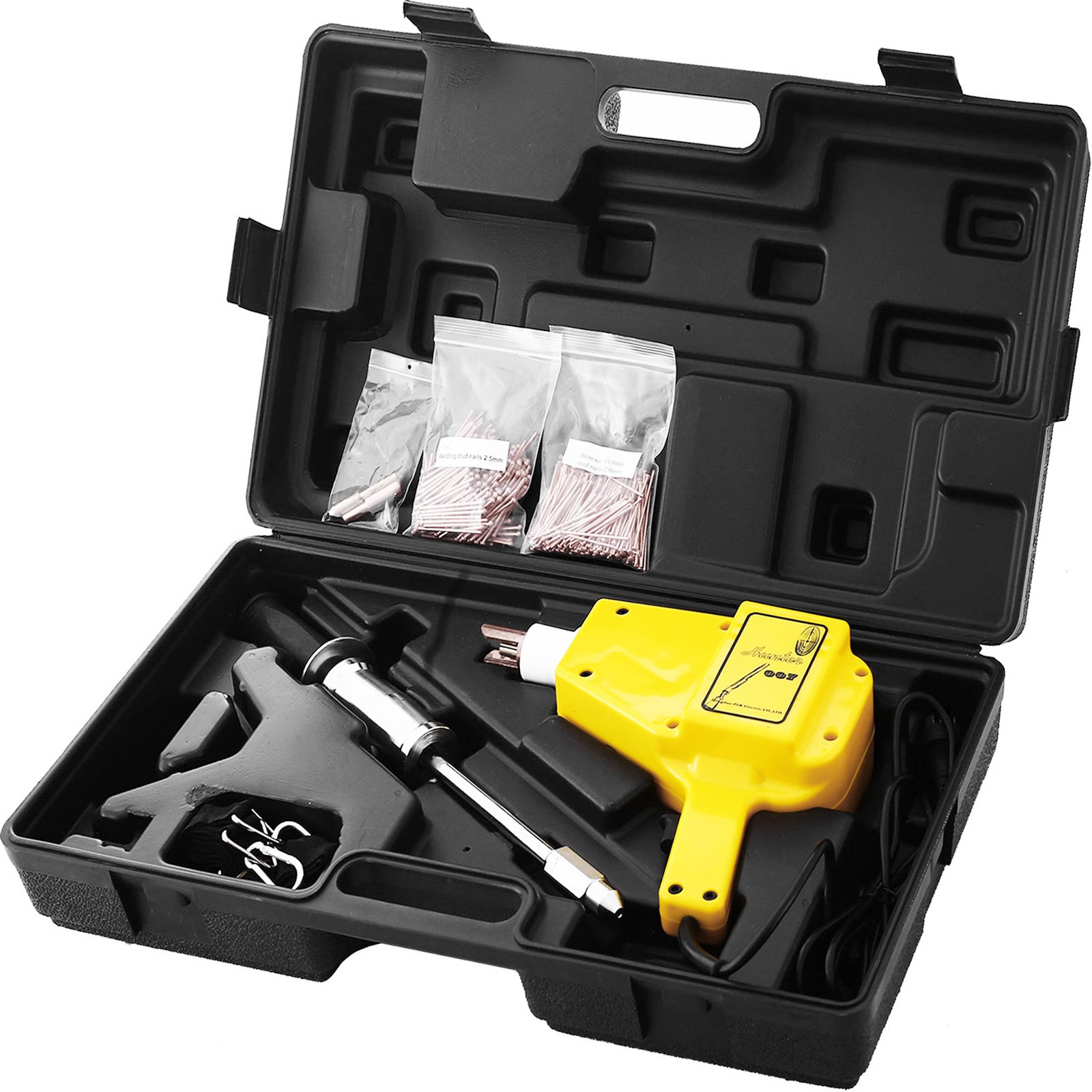 VEVOR Spot Stud Welder Dent Puller Kit Mini Spot Welder for Car Body Repair Spot Welding Machine Dent Puller Gun Welding Kit (Stud Welder with More Accessories)