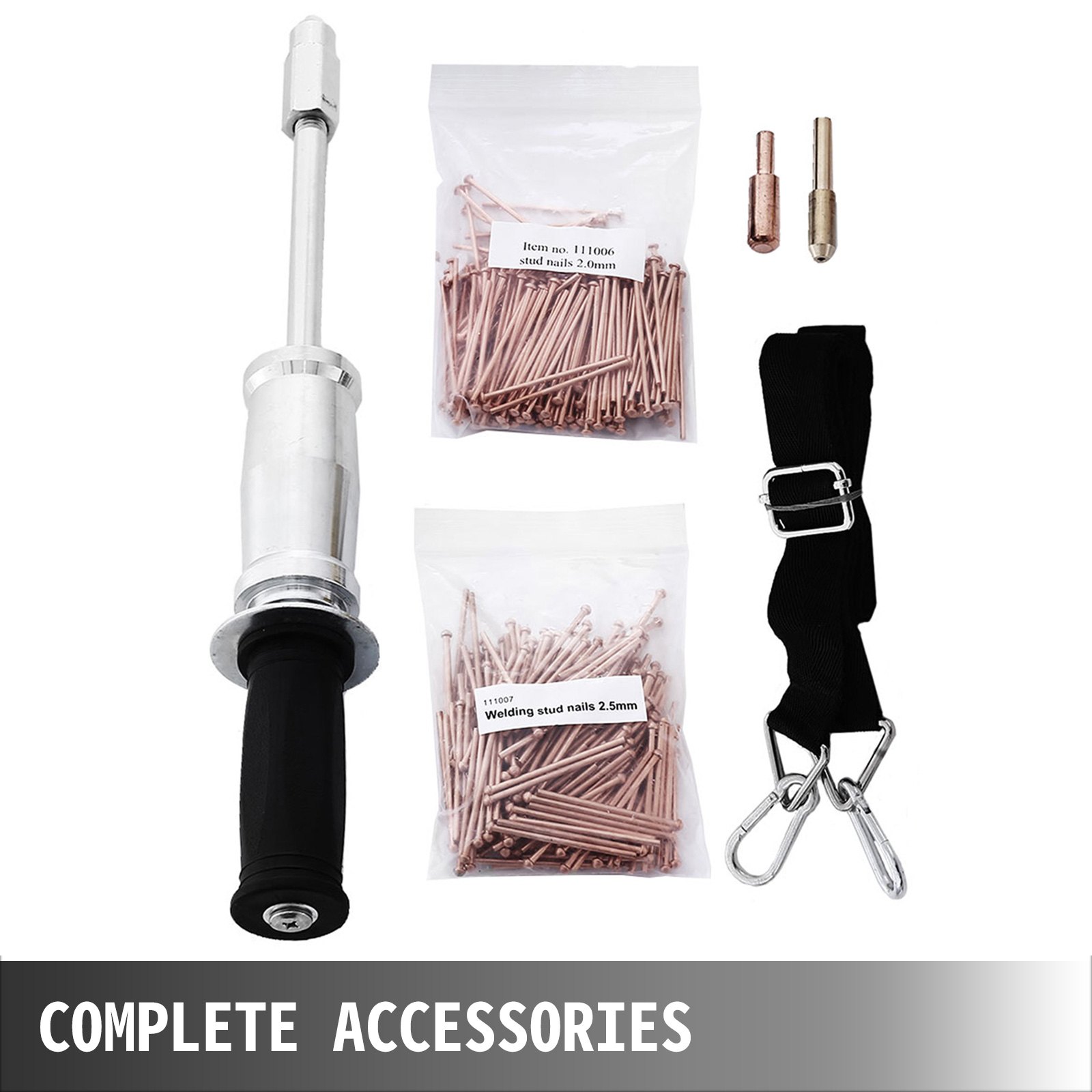 VEVOR Spot Stud Welder Dent Puller Kit Mini Spot Welder for Car Body Repair Spot Welding Machine Dent Puller Gun Welding Kit (Stud Welder with More Accessories)