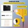 VEVOR Complete Electric Stud Welder Gun Body Dent Repair Kit w/ Puller Hammer