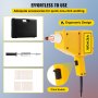 VEVOR Stud Welder Kit, 4550 Stud Welder Dent Repair Kit, 800 VA Spot Welder Stud, 110V Welder Stud Kit, Stud Gun Dent Puller Kit with Complete Accessories, Dent Welder Repair for Auto Body Repairing