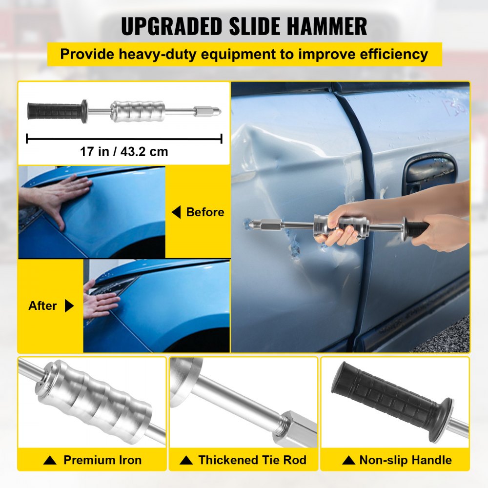Auto Body Stud Welder With Slide Hammer Stud Welder Kit Repair 800VA