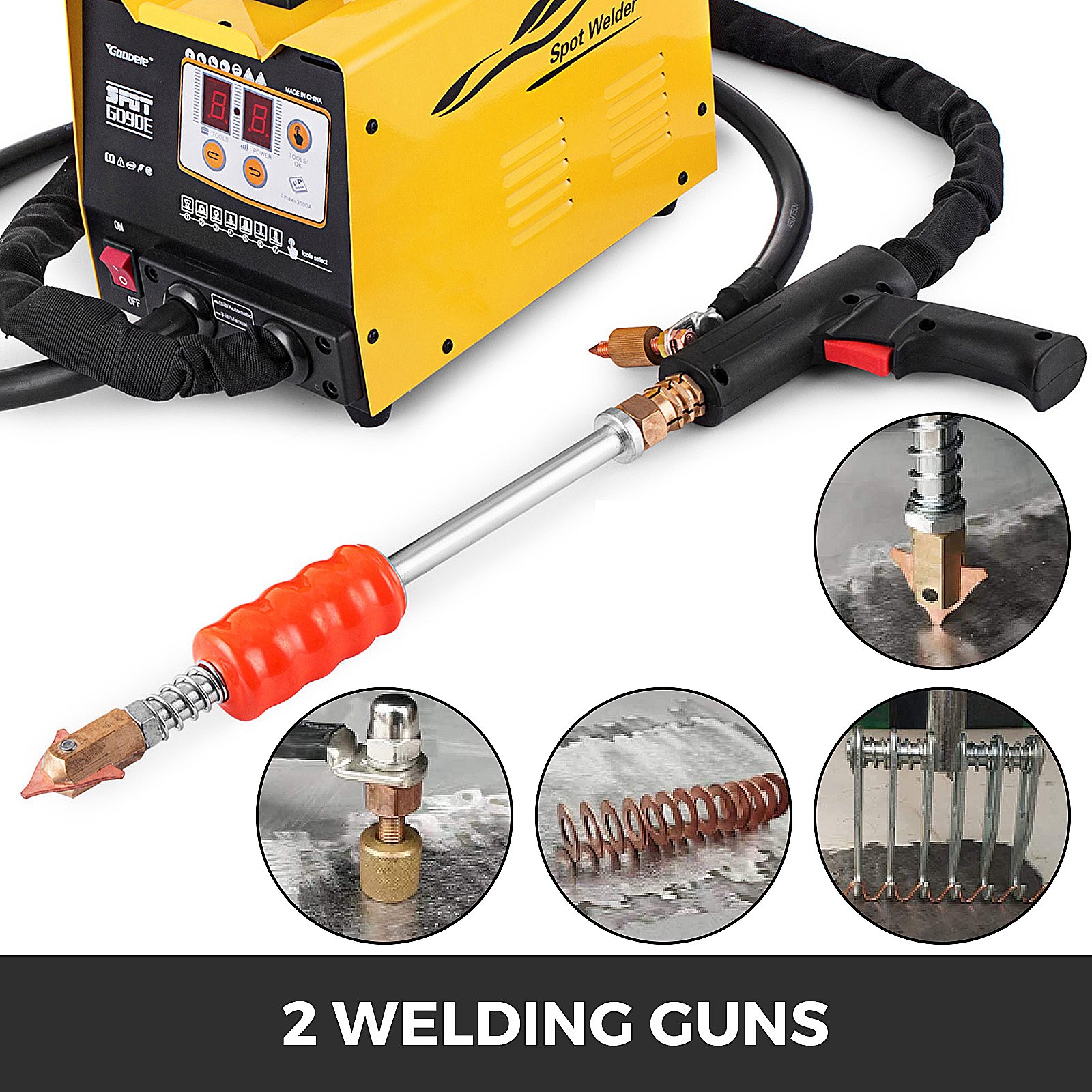 VEVOR 220V Spot Welder Dent Puller, 3000W Stud Welder Dent Repair Kit, 7 Models Spot Welding Machine for Car Body Dent Repair