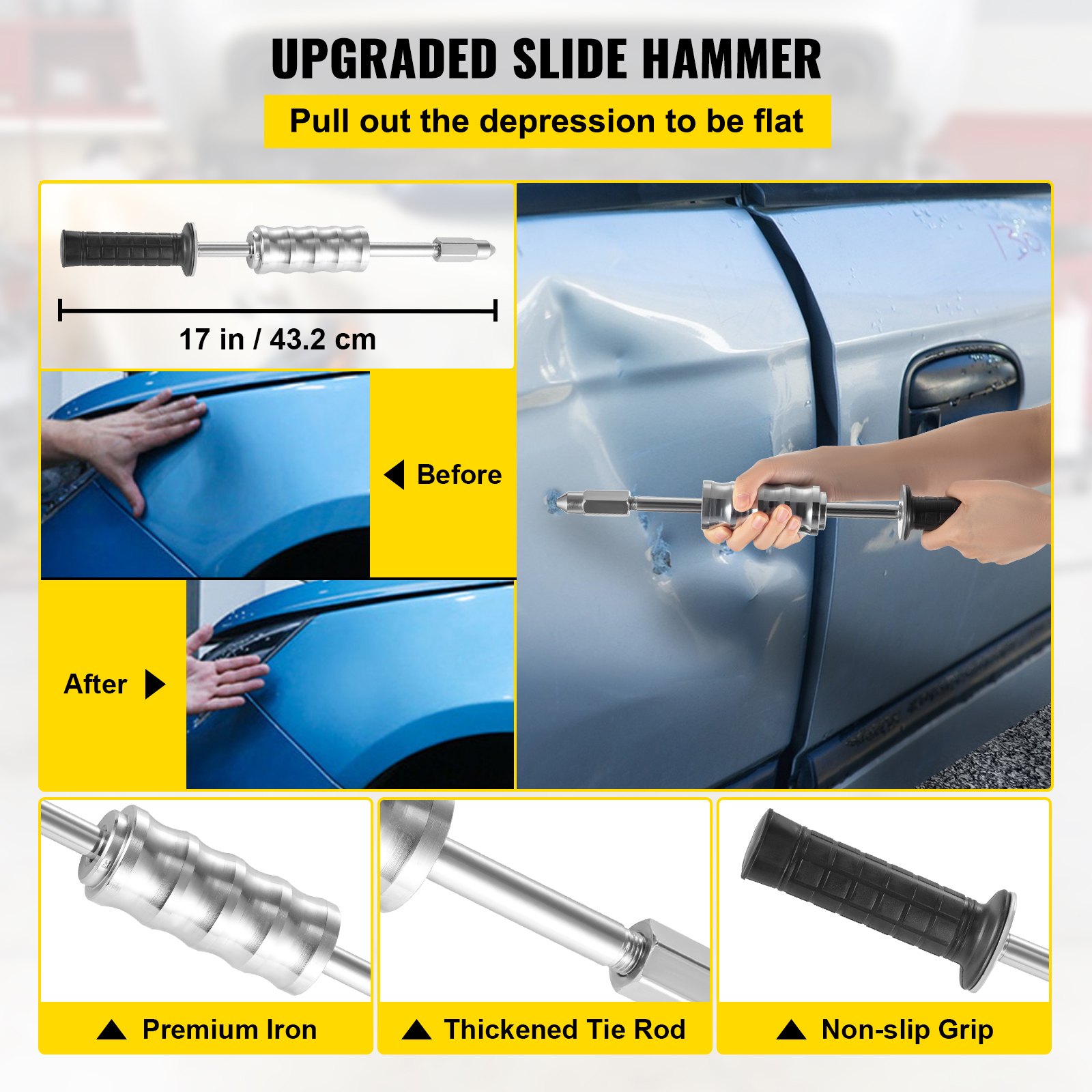 VEVOR Auto Body Dent Repair Kit Stud Welder Kit 800VA Stud Dent Puller Spot