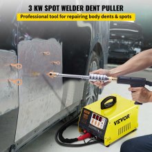 VEVOR Stud Welder Dent Repair Kit, 3 KW 220 V Spot Welder Dent Puller with 2 Welding Guns, 7 Modes Spot Welding Machine for Car Body Dent Repair, with Time Regulation Function