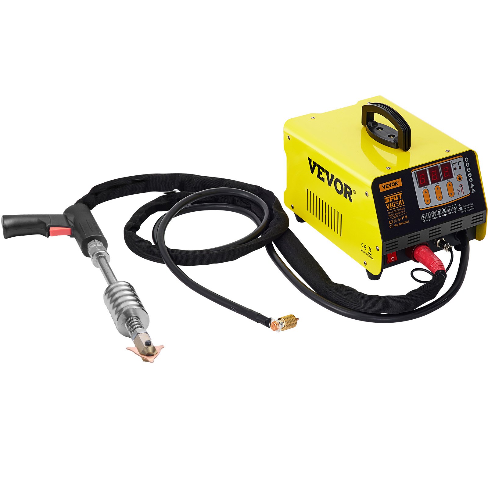 VEVOR Stud Welder Dent Repair Kit, 3 KW 220 V Spot Welder Dent Puller with 2 Welding Guns, 7 Modes Spot Welding Machine for Car Body Dent Repair, with Time Regulation Function